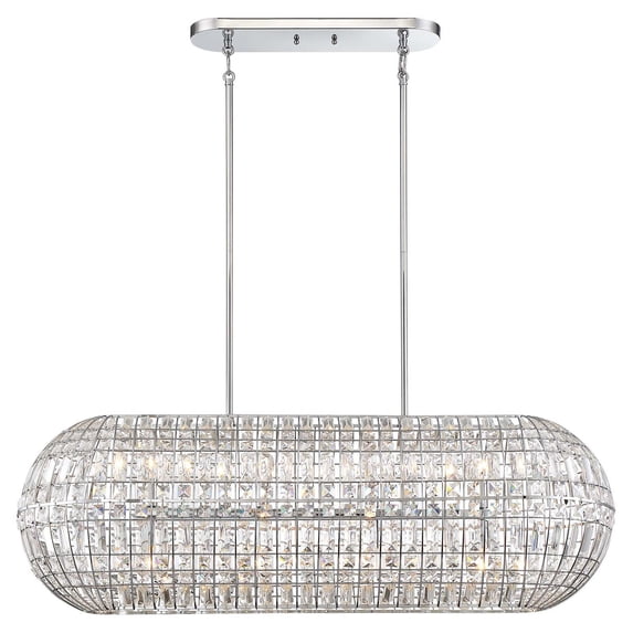 8 Light Island In Transitional Style 14 Inches Tall By 14 Inches Wide Minka Lavery 2388-77