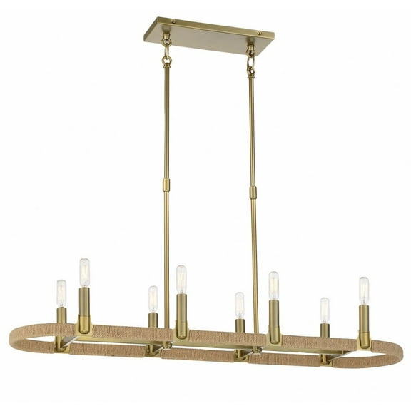 8 Light Island-Soft Brass Finish Minka Lavery 3868-695