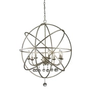 8 Light Pendant in Whimsical Style 30 inches Wide By 35.5 inches High-Antique Silver Finish Bailey Street Home 372-Bel-1776899