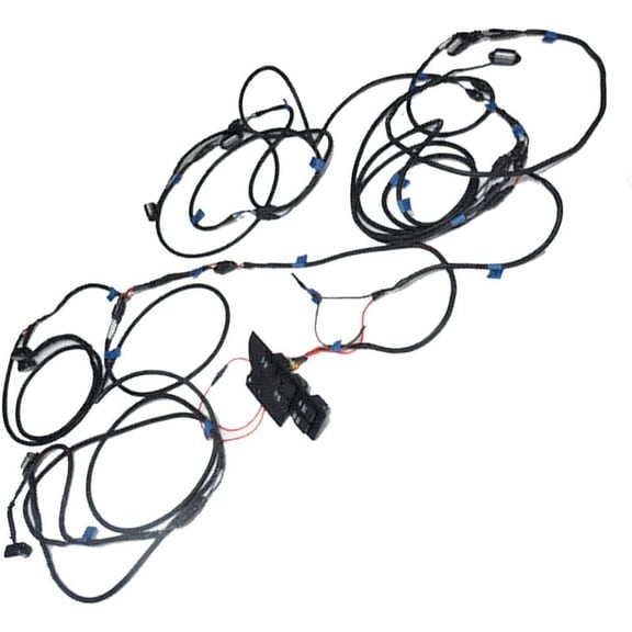 8 Light Prewired Interior Cab Light Kit Wiring Harness - LED 24v, fits Military Humvee