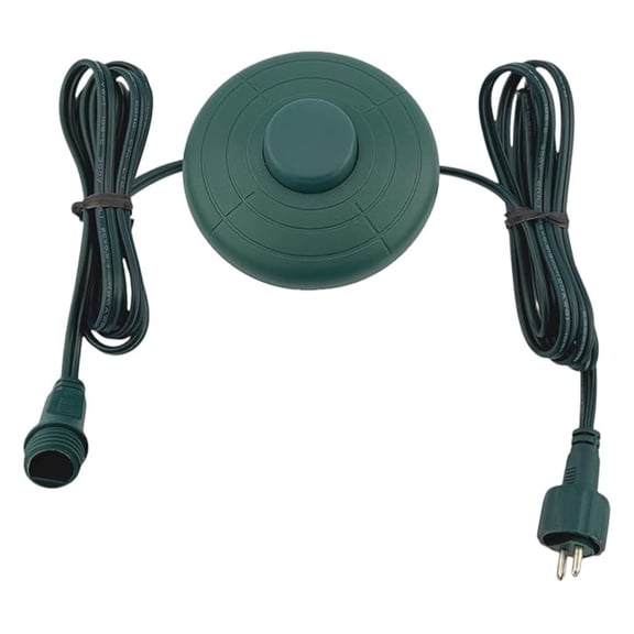 8 Lights Mode Power Cord for Christmas X-Mas Tree Lights, Holiday Lighting, LED String Light Raintight 1/2 in Plug TS-LU6W TS-LU13W TS-8W29V TS-13W29V TS-18W28V TS-20WL12V TS-26W29V TS-48W29V