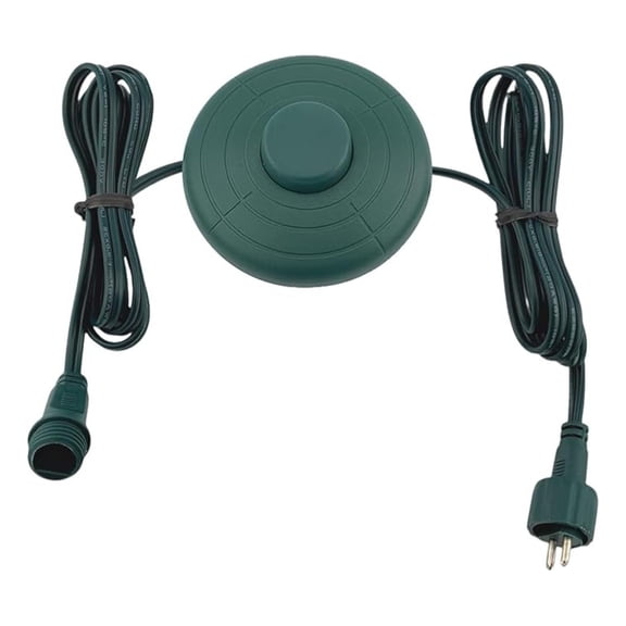 8 Lights Mode Power Cord for Christmas X-Mas Tree Lights, Holiday Lighting, LED String Light Raintight 1/2 in Plug TS-LU6W TS-LU13W TS-8W29V TS-13W29V TS-18W28V TS-20WL12V TS-26W29V TS-48W29V