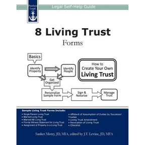 8 Living Trust Forms: Legal Self-Help Guide