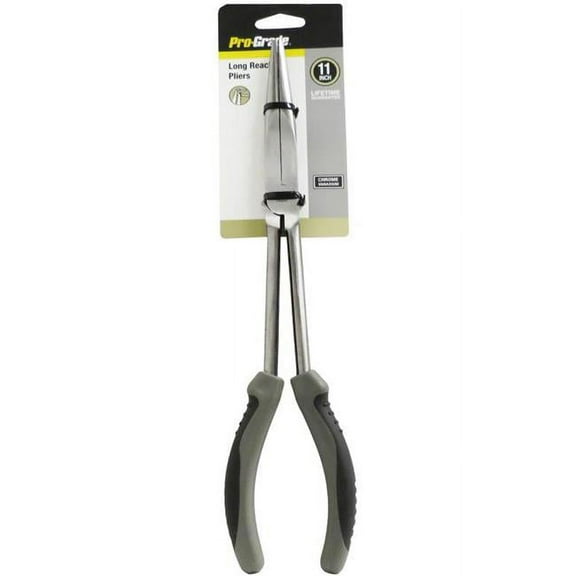 8" Long Needle Nose Pliers Wire Cutters Non-Slip Grip Handle Pro Grade 15211