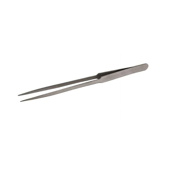 8" Long Nose Narrow Straight Beading and Gemstone Handling Tweezers - TWEZ-0007
