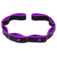 thumbnail image 1 of 8-Loop Elastic Yoga Stretch Strap, Numbered Sections Resistance Band for Dance Shaping, Posture Training Rope, Purple, 1 of 8