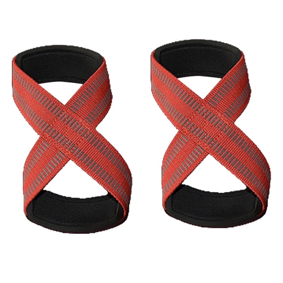 8 Loop Lifting Straps The for Power Lifters weightlifters Workout Enthusiasts red
