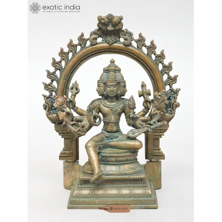 8'' Lord Vishwakarma Idol | Divine Architect God Bronze Statue