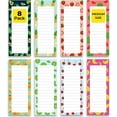 thumbnail image 1 of 8 Magnetic Notepads – Notepads for Grocery List, Shopping List, To-Do List, Reminders -Strong Magnetic Back- Memo Notepad with Realistic Fruit Designs | 25 Sheets per Pad 7.5 x 3.5 inch (8 Pack), 1 of 5