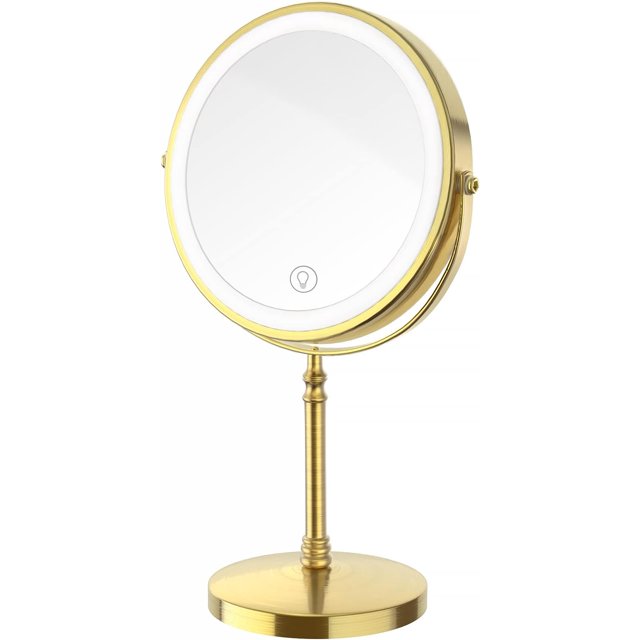 8" Magnifying Lighted Makeup Mirror, Rechargeable Double Sided Mirror