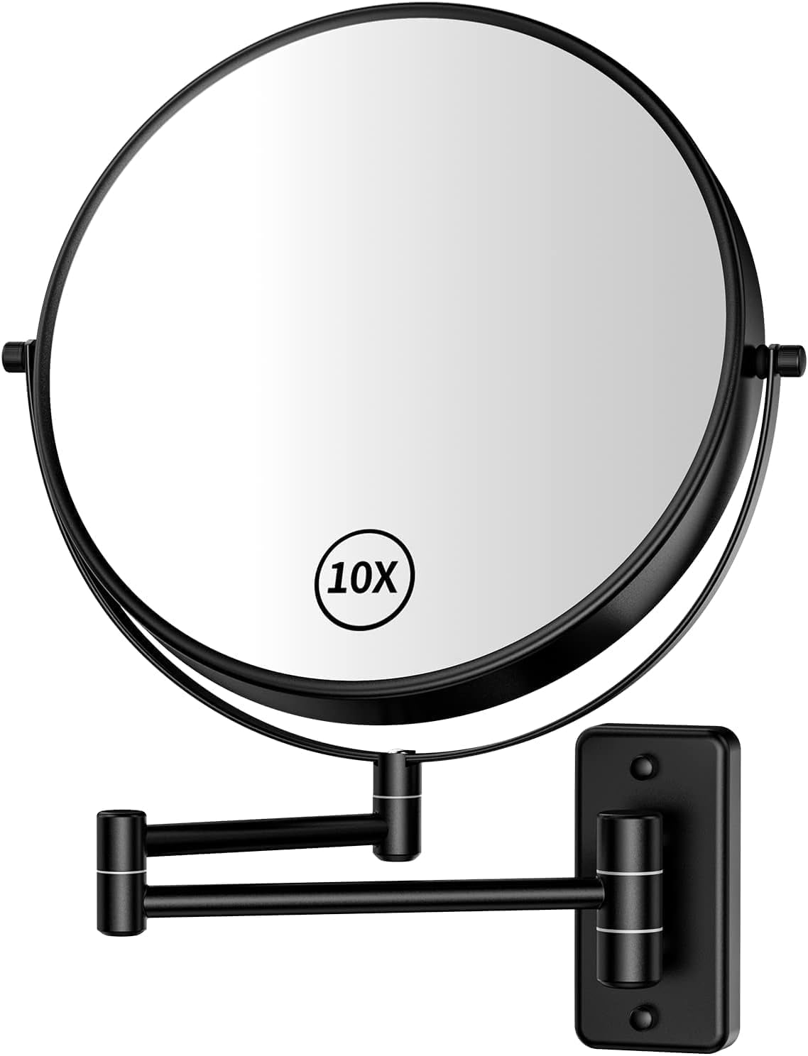 8" Makeup Mirror Wall Mounted, 1X/10X Double-Sided Wall Mount ...