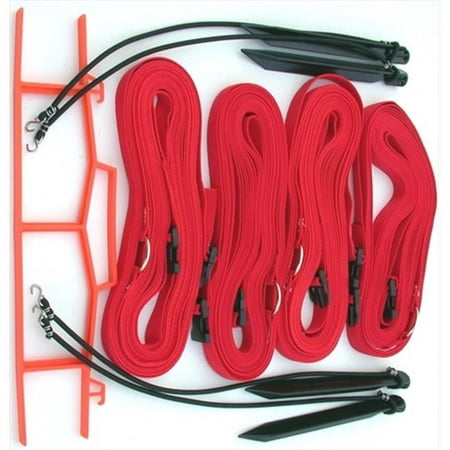 8 Meter Red 1-inch Adjustable Web Courtlines