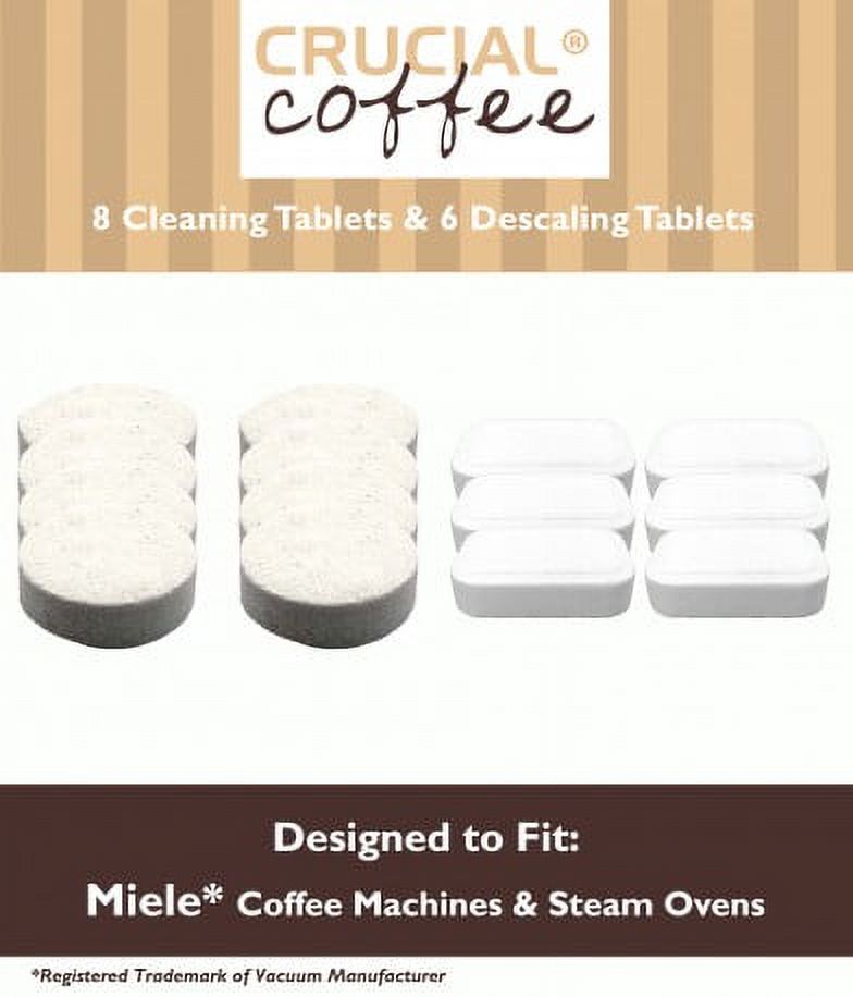 8 Miele Cleaning & 6 Descaling Tablets, Part 05626080, 07616440