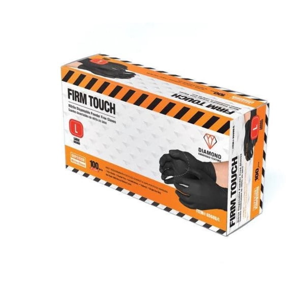 8 Mil Powder Free, Superior Grade, FDA Approved Diamond Textured Nitrile gloves