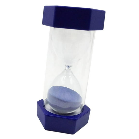 8 Minutes Hourglass Sand Timer Clock For Home Party Game Gift Blue