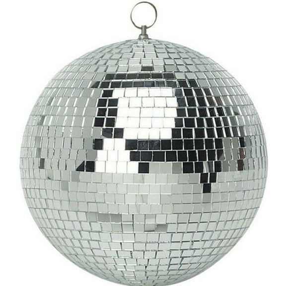 8" Mirror Balls (8", Silver) Covered with Tiny Mirrored Squares