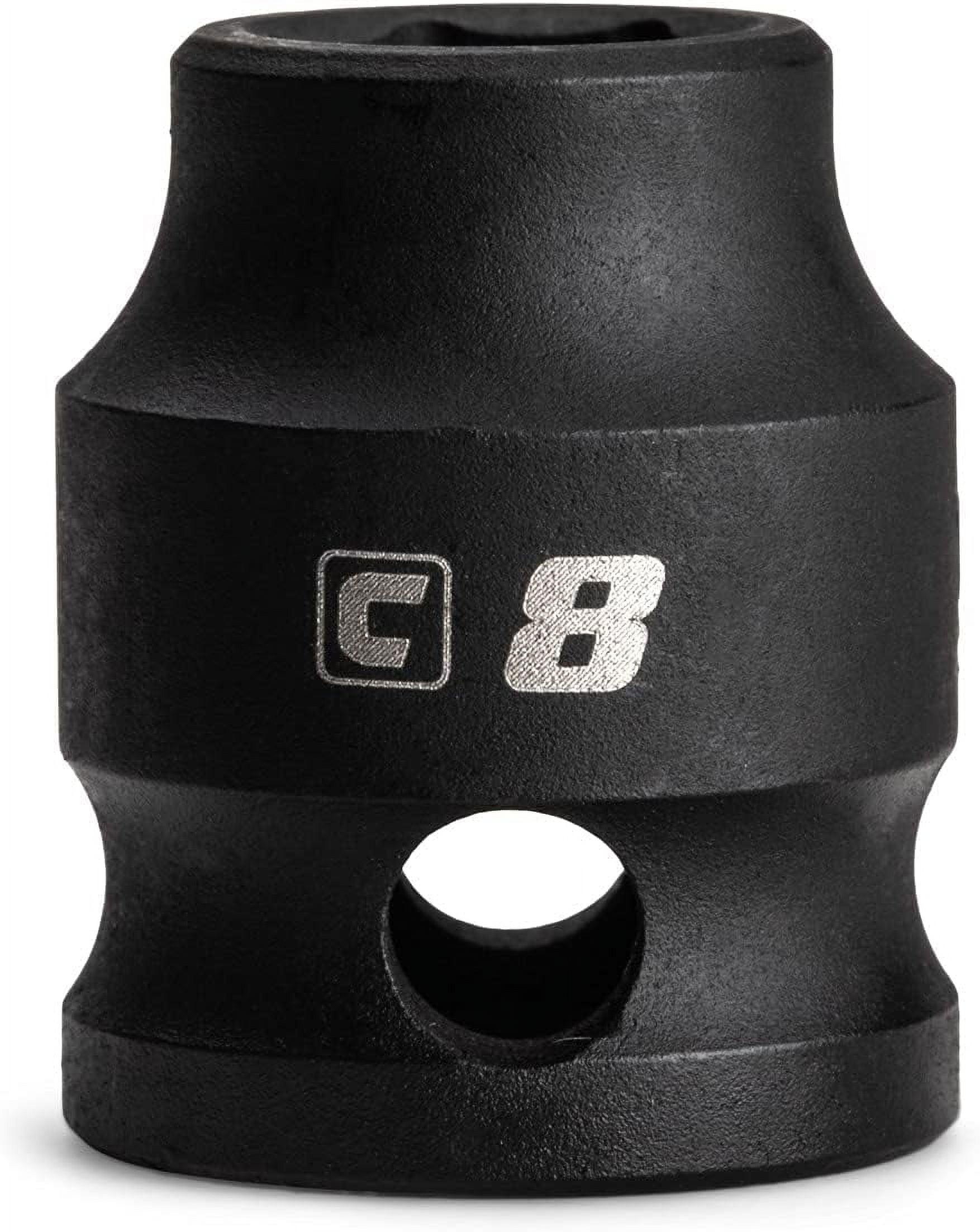 8 Mm Stubby Impact Socket, 3/8 In. Drive, 6 Point, Metric - Walmart.com