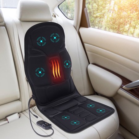 8 Mode Massage Seat Cushion with Heat Full Back Massager Chair for Home Car Office Pad