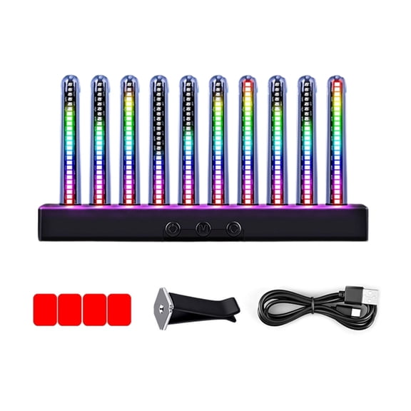 8 Mode RGBs LED Sound Visualizers for Computer Desk Gaming and Home Decoration