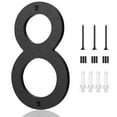 thumbnail image 1 of 8" Modern House Numbers Floating Acrylic Address House Number Anti-Rust House Numbers with Nail Kits for Door Yard，Number 8, 1 of 6