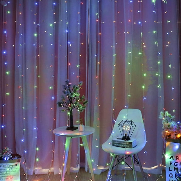 8 Modes Of Christmas Window Fairy RGB Remote Control Color Changing Lights