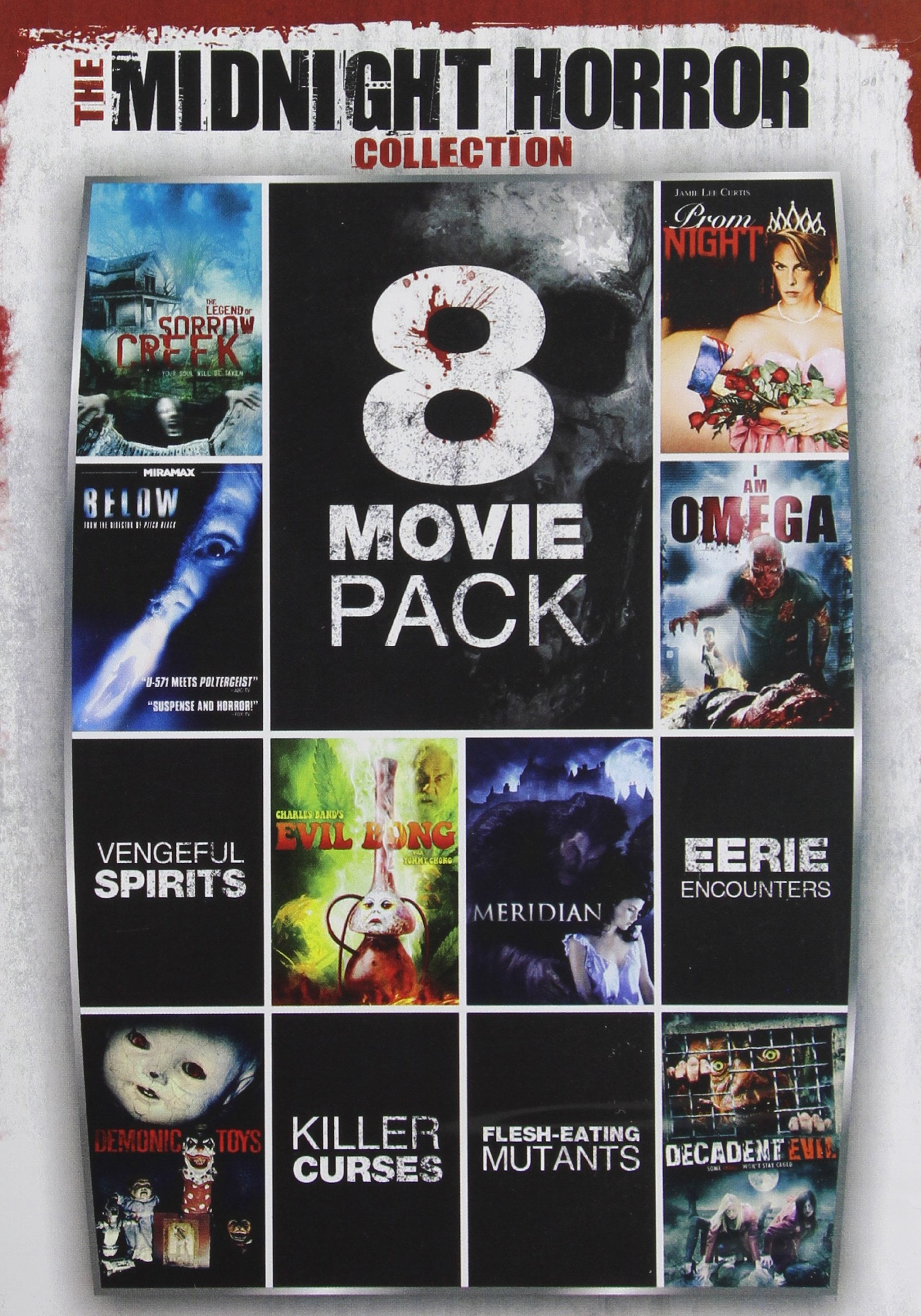 8-Movie Pack Midnight Horror Collection V.1 (DVD) - Walmart.com