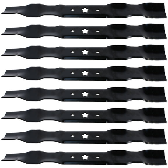 8 USA Mower Blades Mulching for AYP 127843 134149 138498 138791 42" Deck
