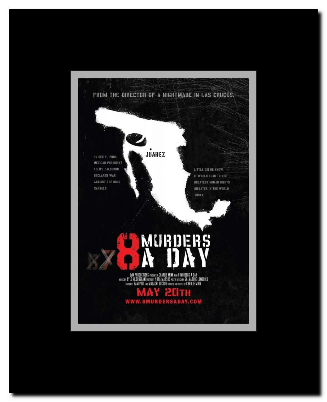 8 Murders a Day Framed Movie Poster