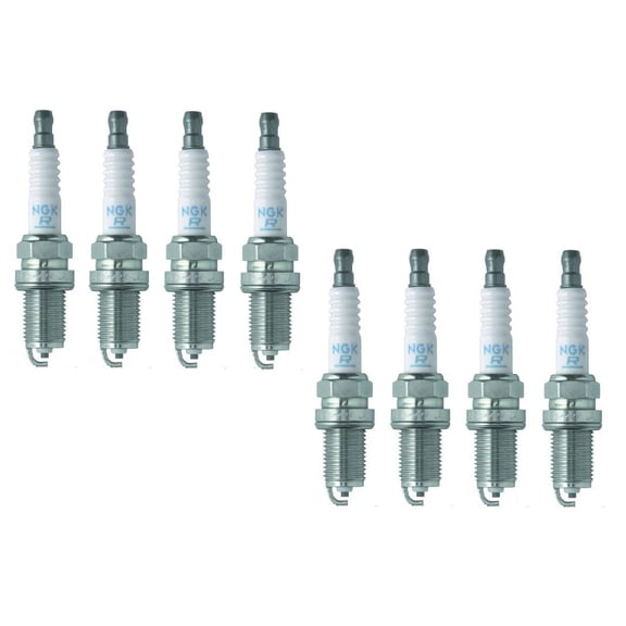 8 NGK V-Power Spark Plugs BKR7E 4644 Set of 8 NEW