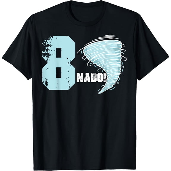 8 Nado Tornado Storm 8th Birthday 8 Years Old T-Shirt