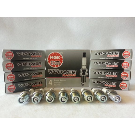 8-New NGK V-Power Copper Spark Plugs BCPR7ES #5030 Made in Japan