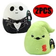 thumbnail image 1 of 8" Nightmare Before Christmas Green Oogie Boogie Plush - Soft and Squishy Stuffed Animal Toy - Great Gift for Kids, 1 of 5