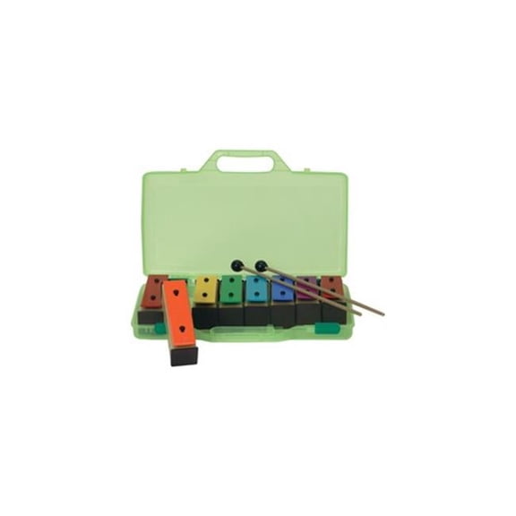 8 Note Plastic Resonator Bell Set with Case