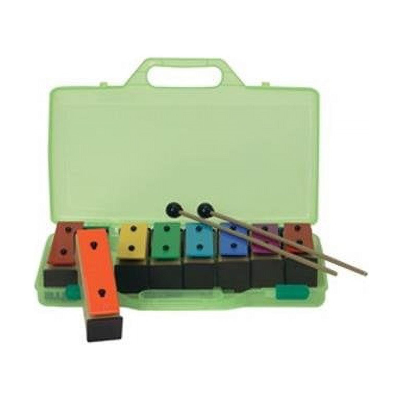 8 Note Plastic Resonator Bell Set with Case