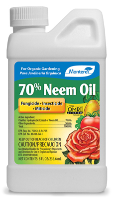 8 OZ 70% Neem Oil Can Be Used As A Broad Spectrum Insecticide Mitic, Each - image 1 of 1