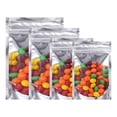 thumbnail image 1 of 8 OZ Foil Mylar Bag, Zip Lock Pouch Bags 6.75" x 9" x 3", 50 Pcs Reusable Stand Up Food Pouches Bags w/Notch, 1 of 6