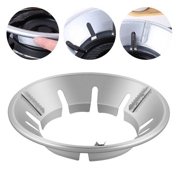 8 Openings Thickened Gas Stove Wind Shield Fire Gathering Energy-Saving Gas Stove Wind Shield Home Kitchen Stove Party Fire Cover Universal