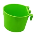 thumbnail image 1 of 8 Ounce Hanging Cage Cup Feeder and Waterer Dish for Poultry Birds Chickens Rabbits Parrots, 1 of 4