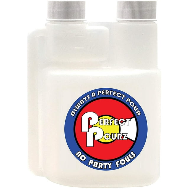 8 Ounce Plastic Liquor Flask Small Flasks with Builtin 1/2 Ounce