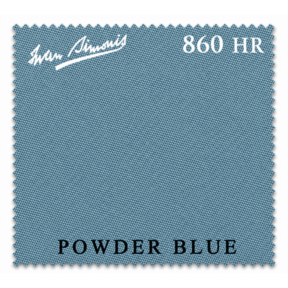 8' Oversized Simonis 860HR Pool Billiard Table Cloth - Powder Blue - AUTHORIZED DEALER