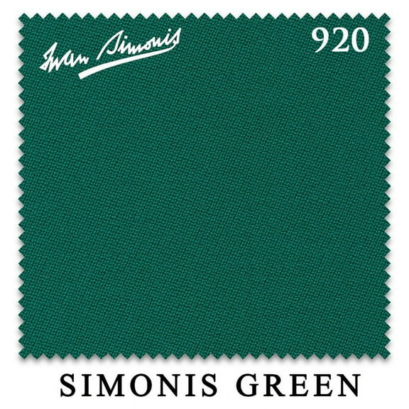 8' Oversized Simonis 920 Pool Billiard Table Cloth - Simonis Green - AUTHORIZED DEALER
