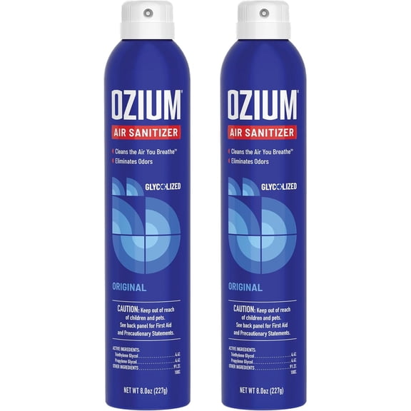 8 Oz. Air Sanitizer & Odor Eliminator for Homes, Cars, Offices and More, Original Scent, Pack of 2