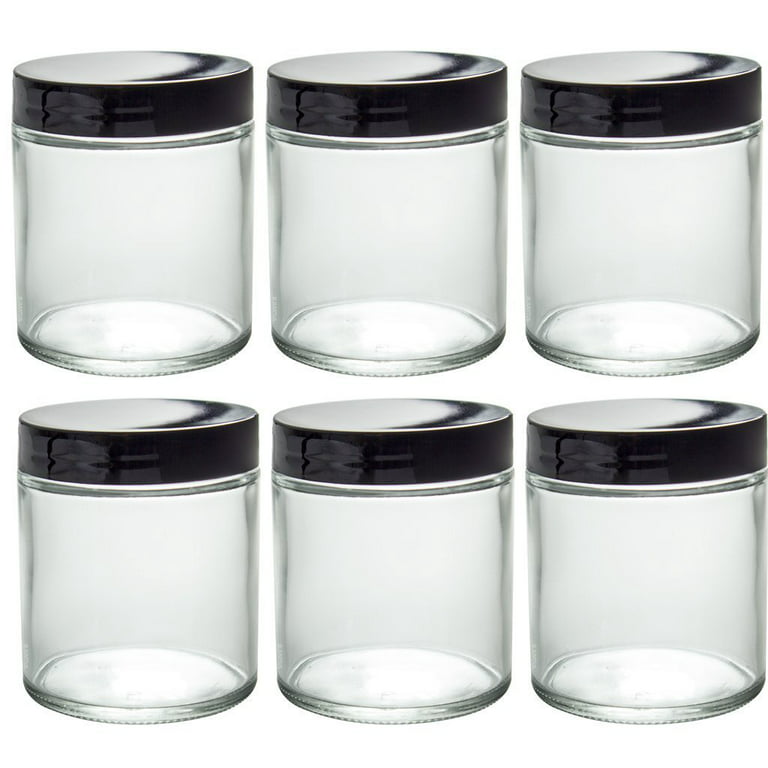 https://i5.walmartimages.com/seo/8-Oz-CLEAR-Glass-Jar-Straight-Sided-with-Black-Lid-Pack-of-12_0a9bfc28-86a7-4668-b45b-7d98d12c4dd3_1.063d513a7f8dfa0ebe3c54d558eb464a.jpeg?odnHeight=768&odnWidth=768&odnBg=FFFFFF