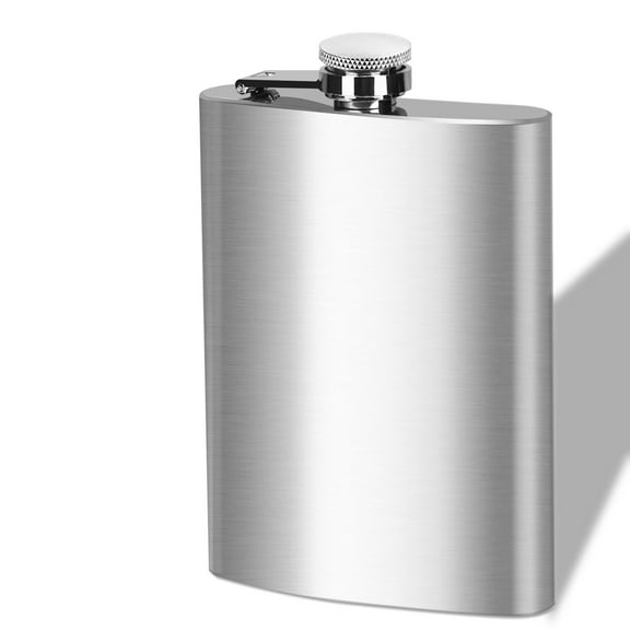 8 Oz Flask for Liquor for Men,Leakproof Drinking Flask,Stainless Steel Flask Hip Flask Set,Camping Pocket Flask,Laser Weleded Screw Cap,Ideal for Gift