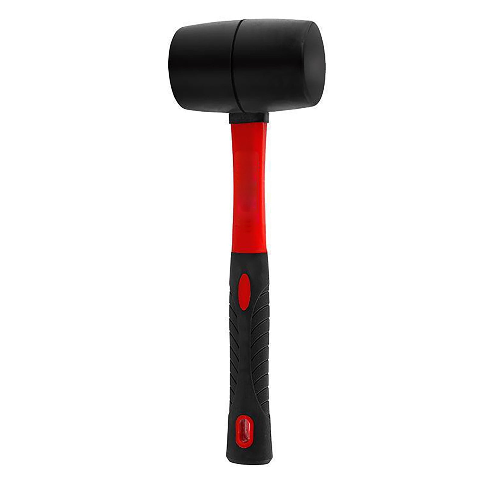 8 Oz Rubber Mallet with Slip Resistant Fiberglass Handle for Flooring Tent Stakes Woodworking