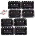 thumbnail image 1 of 8 PACK - Griffin Recessed Speaker Cabinet Handles for Rack Road Flight Case Spring Loaded Flush Metal Flip Pull with Grip Rubber Padding for Trunk Chest Carry Case DJ PA Pro-Audio Stage Gear Parts, 1 of 11