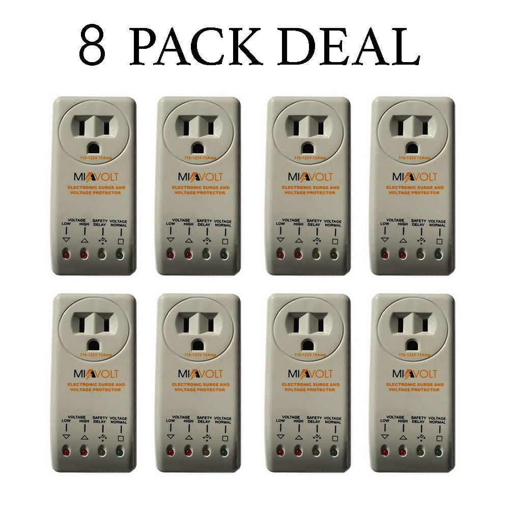 AC Voltage Protector Brownout Surge Refrigerator 1800 Watts Appliance 10  PACK - Best Connections