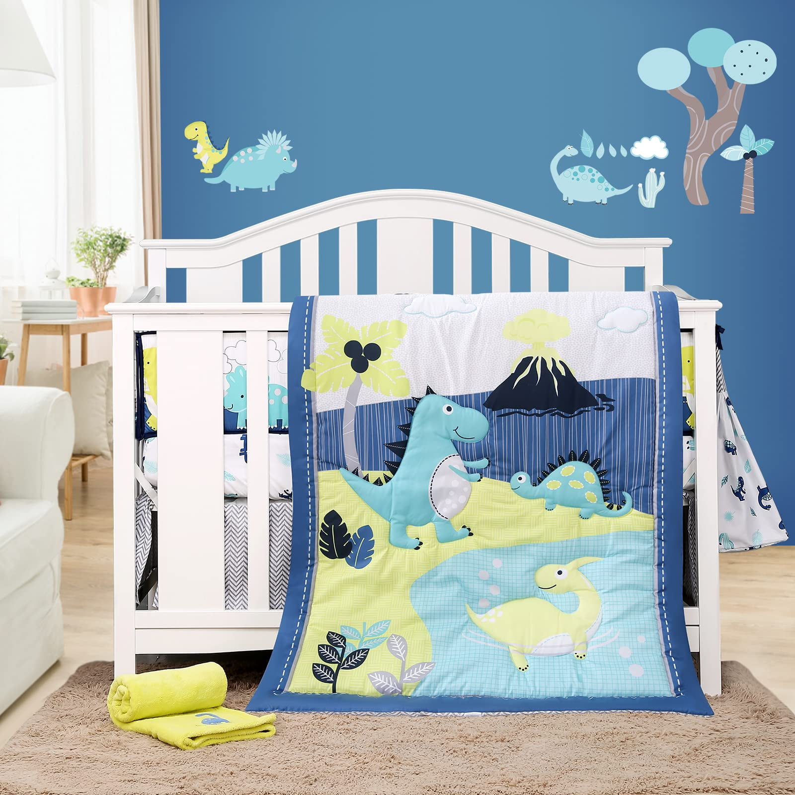 Baby boy cot bumper set sale