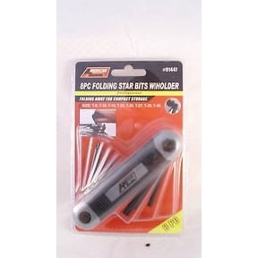 8 PC. Folding Pocket Star Torx Bit Key Driver Tool Set