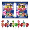 thumbnail image 1 of 8 PC SUPER Blow Pops Charms Lollipops Sucker Stick Candy Gum Assorted Flavors, 1 of 6